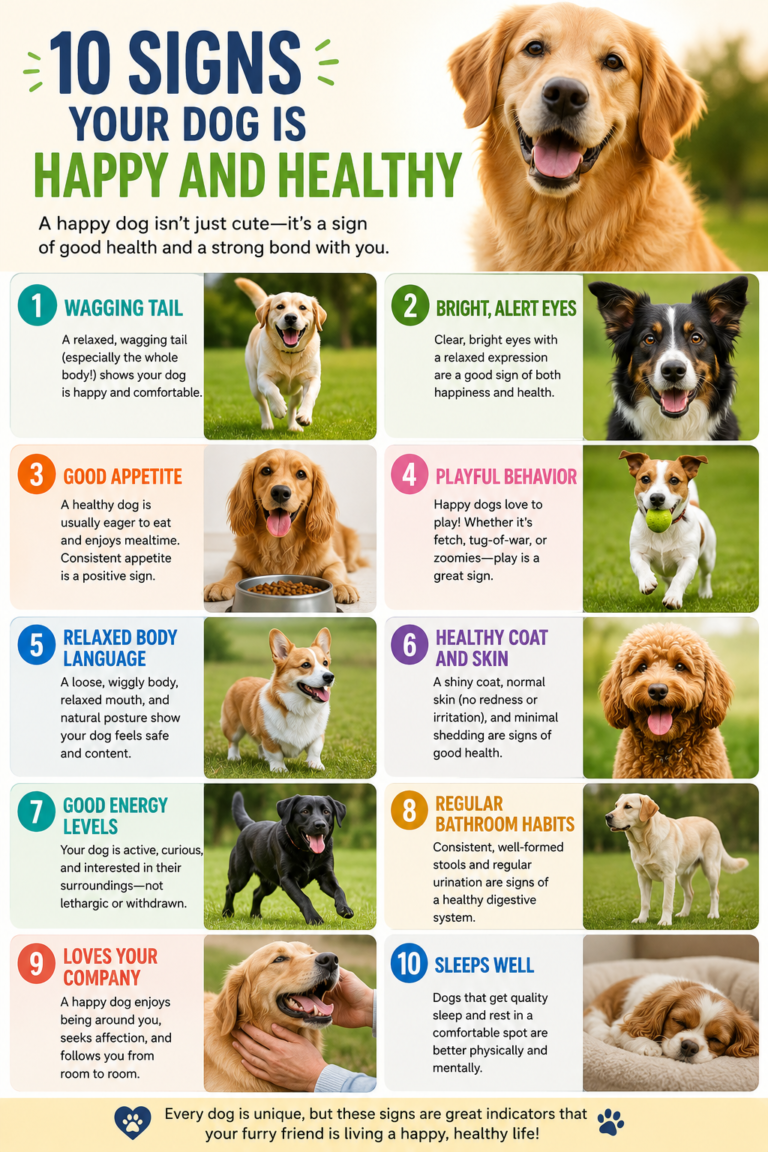 10 Signs Your Dog Is Happy and Healthy