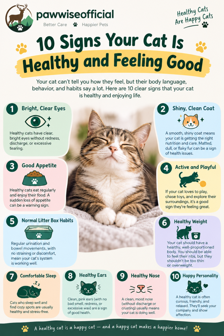 10 Signs Your Cat Is Healthy and Feeling Good